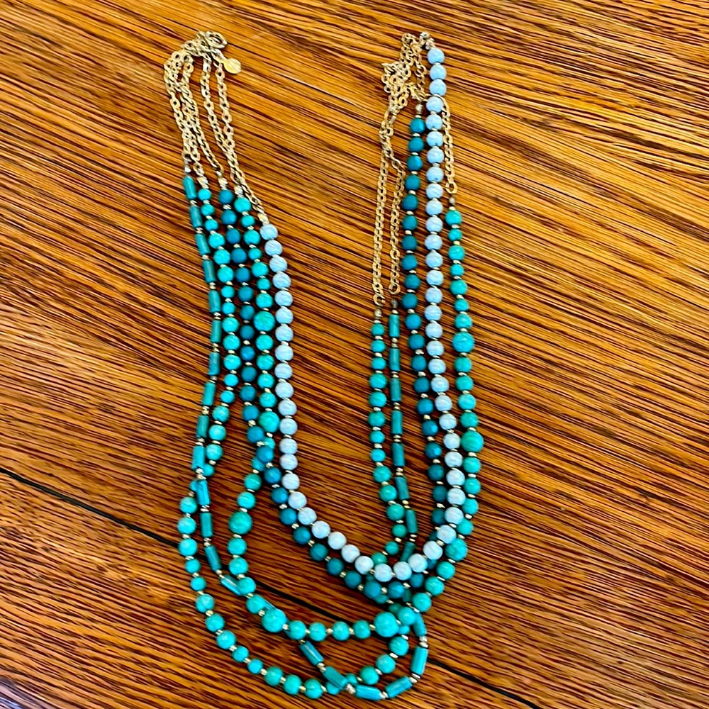 Necklace from the LOFT.  Sits at collar bone.